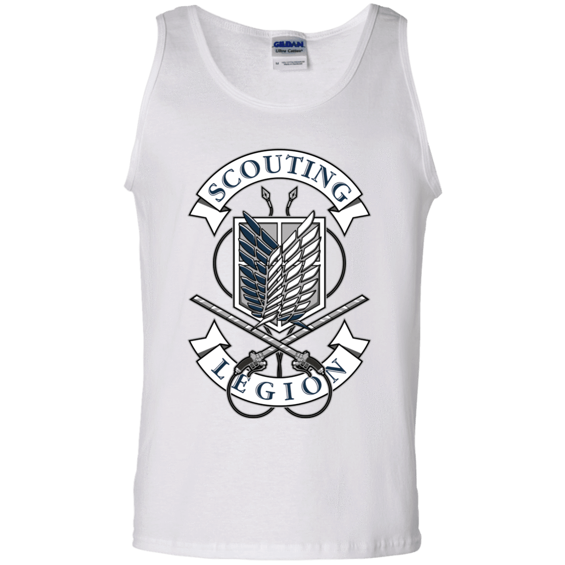 T-Shirts White / S AoT Scouting Legion Men's Tank Top