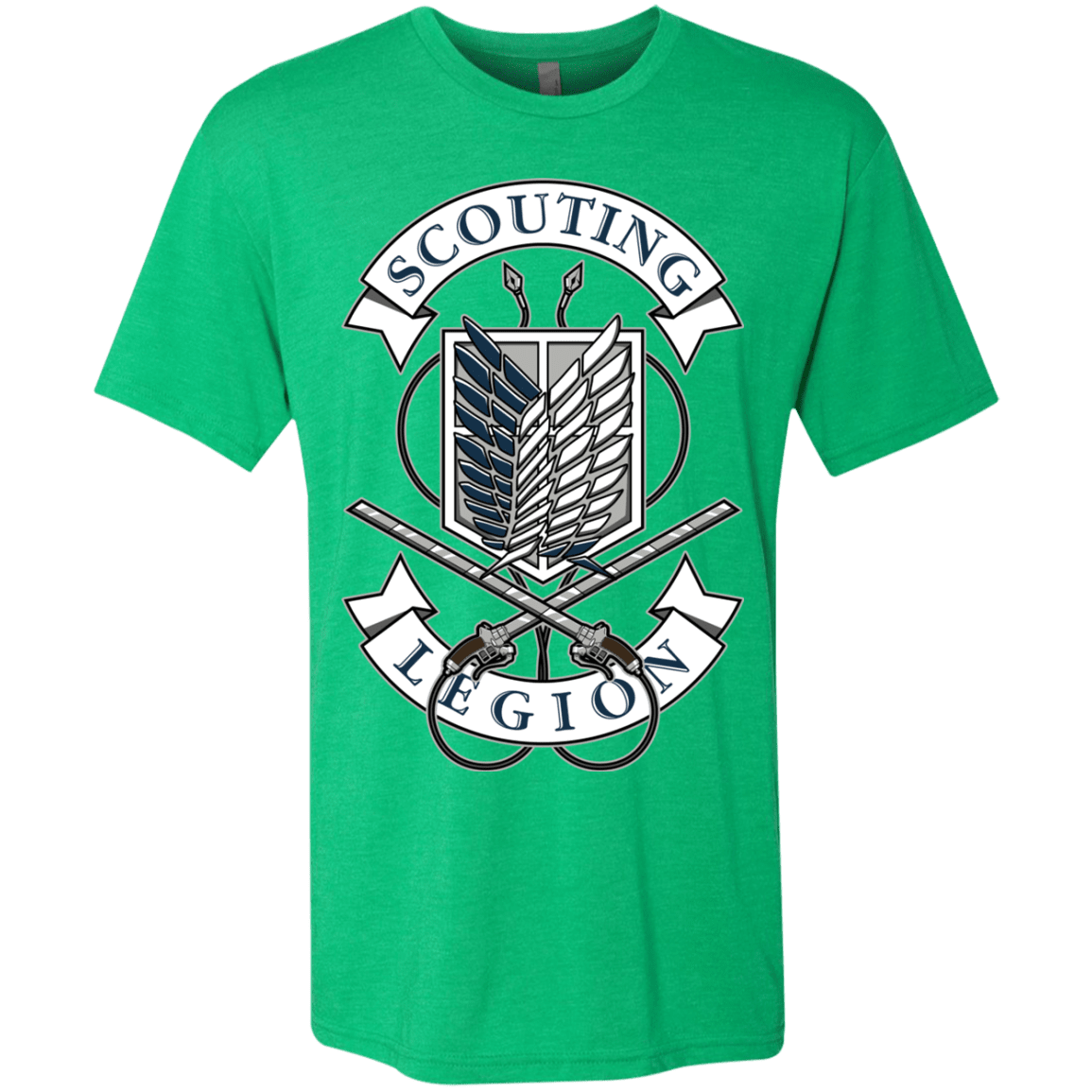 T-Shirts Envy / S AoT Scouting Legion Men's Triblend T-Shirt
