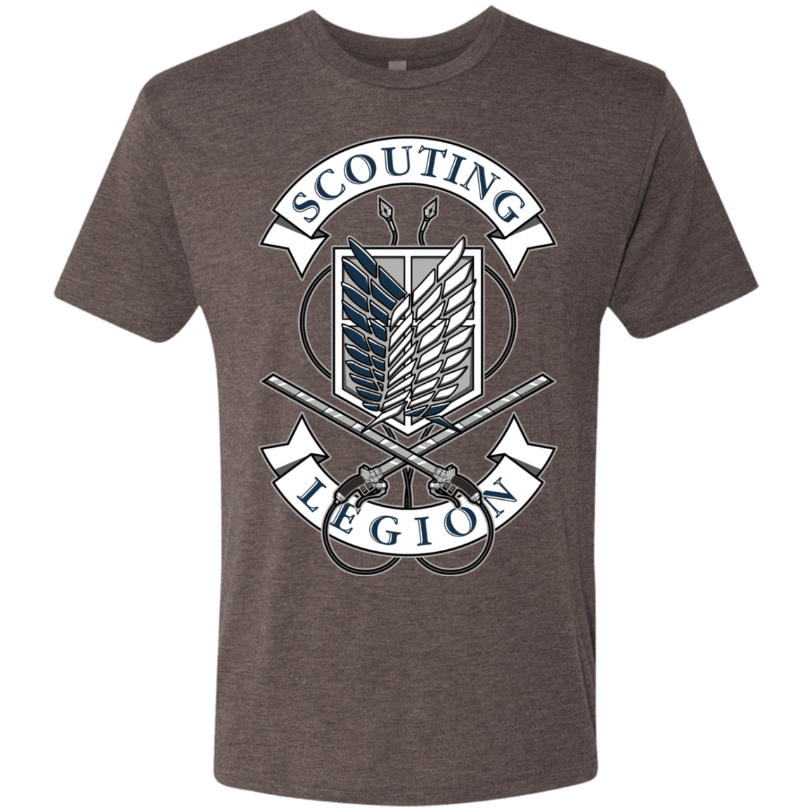 T-Shirts Macchiato / S AoT Scouting Legion Men's Triblend T-Shirt