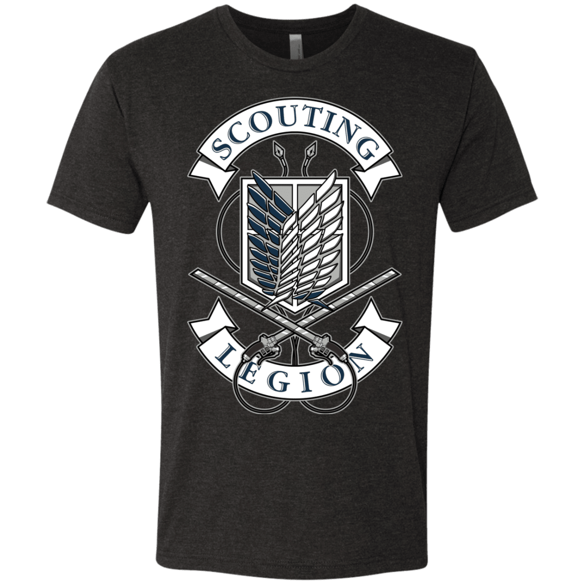 T-Shirts Vintage Black / S AoT Scouting Legion Men's Triblend T-Shirt