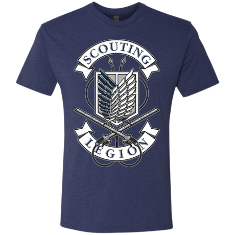 T-Shirts Vintage Navy / S AoT Scouting Legion Men's Triblend T-Shirt