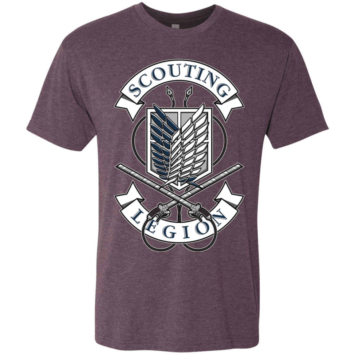 T-Shirts Vintage Purple / S AoT Scouting Legion Men's Triblend T-Shirt