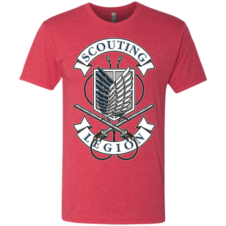 T-Shirts Vintage Red / S AoT Scouting Legion Men's Triblend T-Shirt