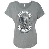 T-Shirts Premium Heather / X-Small AoT Scouting Legion Triblend Dolman Sleeve