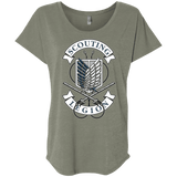 T-Shirts Venetian Grey / X-Small AoT Scouting Legion Triblend Dolman Sleeve