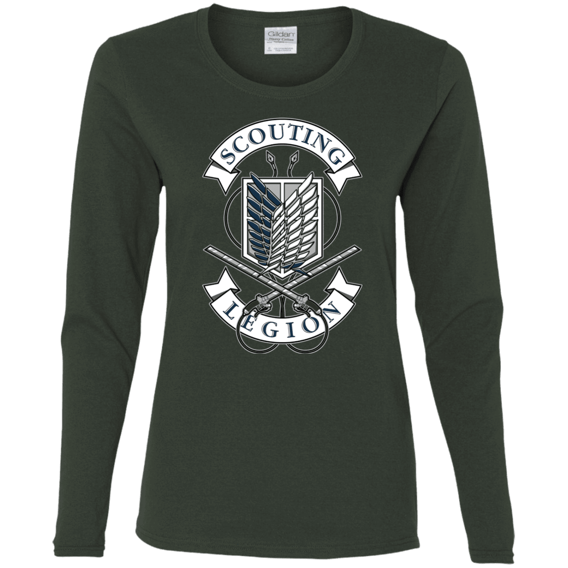 T-Shirts Forest / S AoT Scouting Legion Women's Long Sleeve T-Shirt
