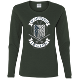 T-Shirts Forest / S AoT Scouting Legion Women's Long Sleeve T-Shirt