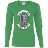 T-Shirts Irish Green / S AoT Scouting Legion Women's Long Sleeve T-Shirt