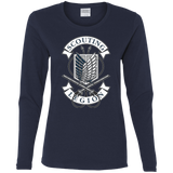 T-Shirts Navy / S AoT Scouting Legion Women's Long Sleeve T-Shirt