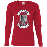 T-Shirts Red / S AoT Scouting Legion Women's Long Sleeve T-Shirt