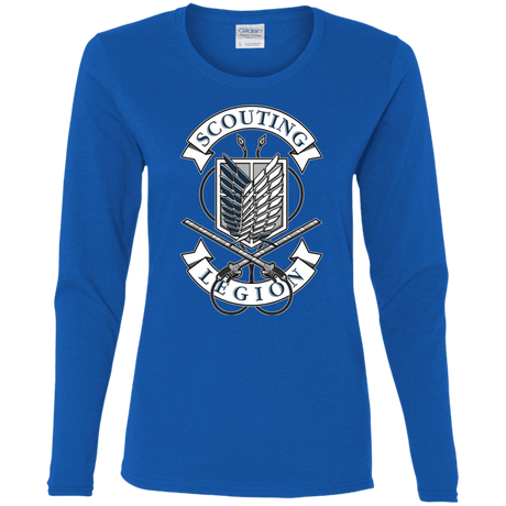 T-Shirts Royal / S AoT Scouting Legion Women's Long Sleeve T-Shirt