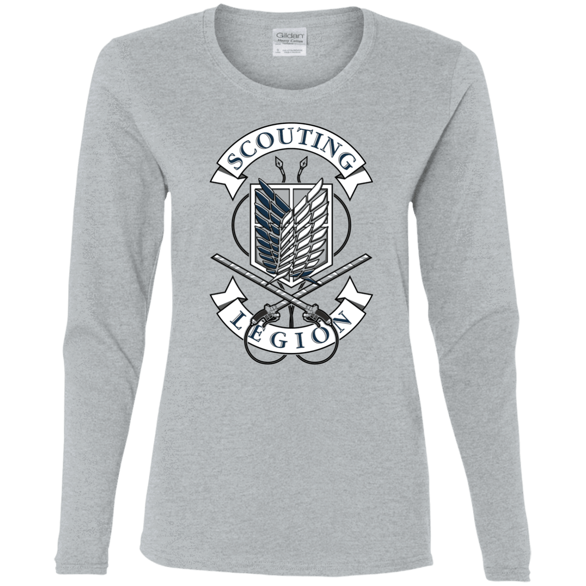 T-Shirts Sport Grey / S AoT Scouting Legion Women's Long Sleeve T-Shirt