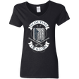 T-Shirts Black / S AoT Scouting Legion Women's V-Neck T-Shirt