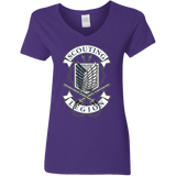 T-Shirts Purple / S AoT Scouting Legion Women's V-Neck T-Shirt