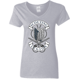 T-Shirts Sport Grey / S AoT Scouting Legion Women's V-Neck T-Shirt