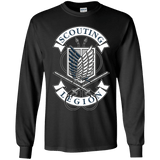 T-Shirts Black / YS AoT Scouting Legion Youth Long Sleeve T-Shirt