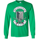 T-Shirts Irish Green / YS AoT Scouting Legion Youth Long Sleeve T-Shirt