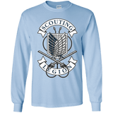 T-Shirts Light Blue / YS AoT Scouting Legion Youth Long Sleeve T-Shirt