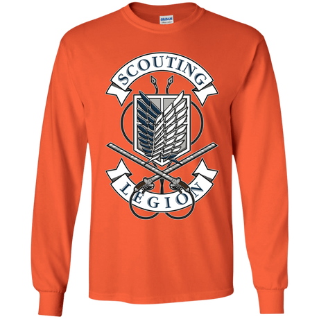 T-Shirts Orange / YS AoT Scouting Legion Youth Long Sleeve T-Shirt