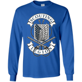 T-Shirts Royal / YS AoT Scouting Legion Youth Long Sleeve T-Shirt