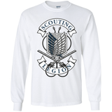T-Shirts White / YS AoT Scouting Legion Youth Long Sleeve T-Shirt
