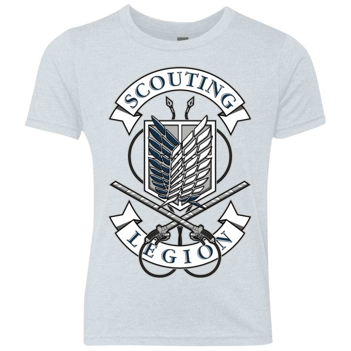 T-Shirts Heather White / YXS AoT Scouting Legion Youth Triblend T-Shirt