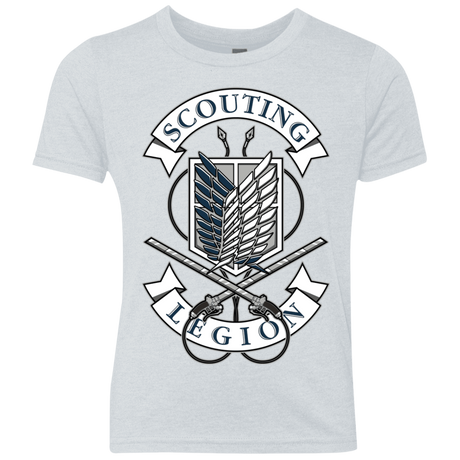 T-Shirts Heather White / YXS AoT Scouting Legion Youth Triblend T-Shirt