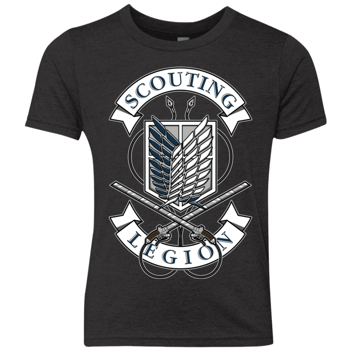 T-Shirts Vintage Black / YXS AoT Scouting Legion Youth Triblend T-Shirt