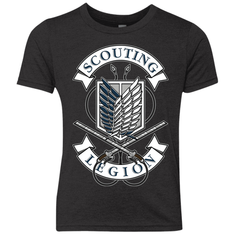 T-Shirts Vintage Black / YXS AoT Scouting Legion Youth Triblend T-Shirt