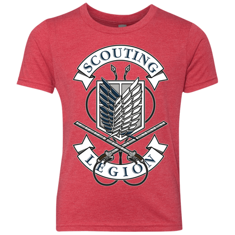 T-Shirts Vintage Red / YXS AoT Scouting Legion Youth Triblend T-Shirt