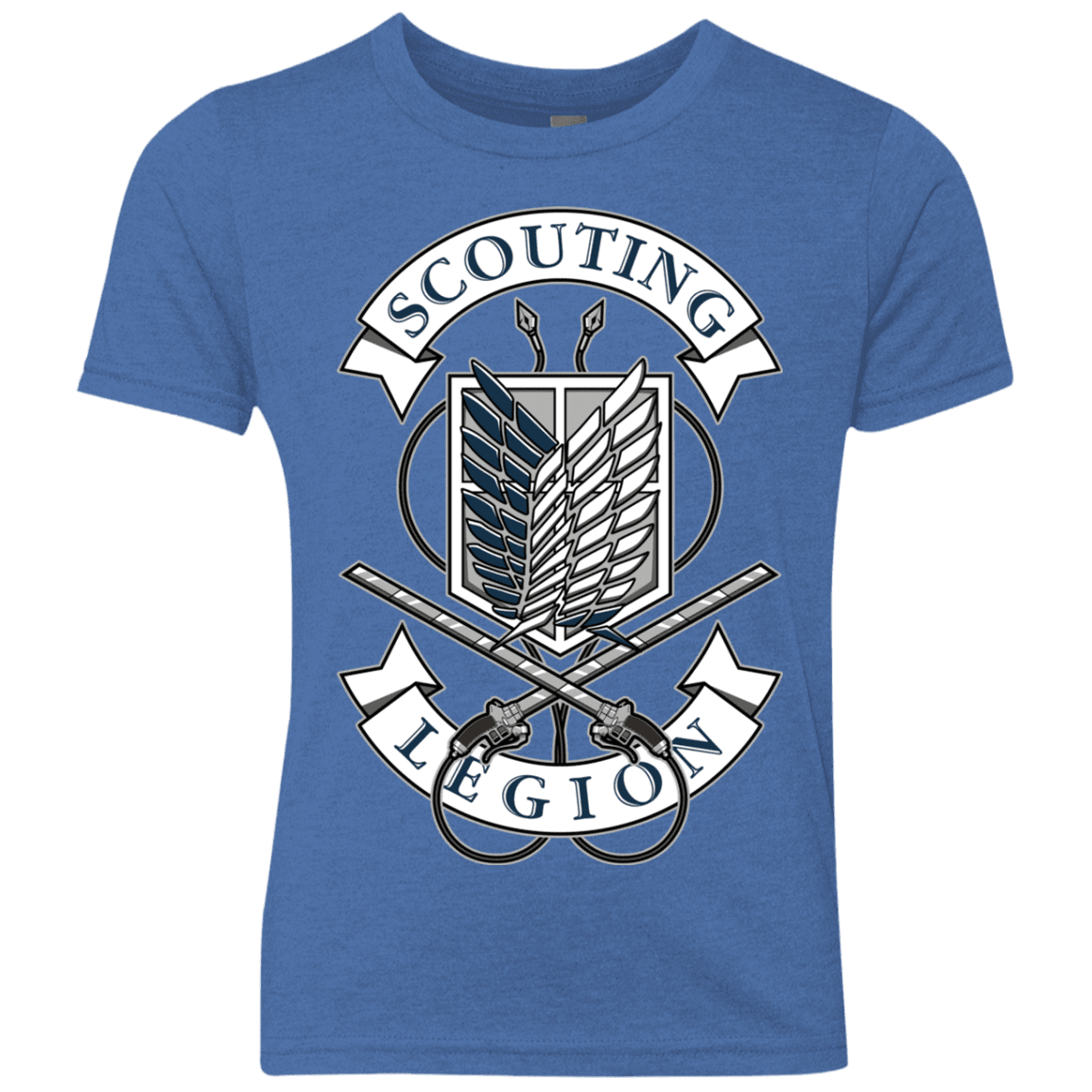 T-Shirts Vintage Royal / YXS AoT Scouting Legion Youth Triblend T-Shirt