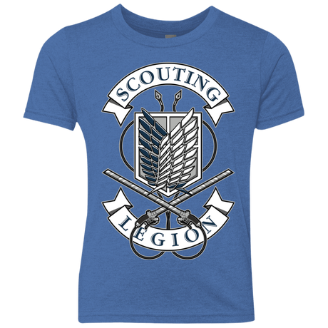 T-Shirts Vintage Royal / YXS AoT Scouting Legion Youth Triblend T-Shirt