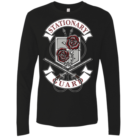 T-Shirts Black / S AoT Stationary Guard Men's Premium Long Sleeve