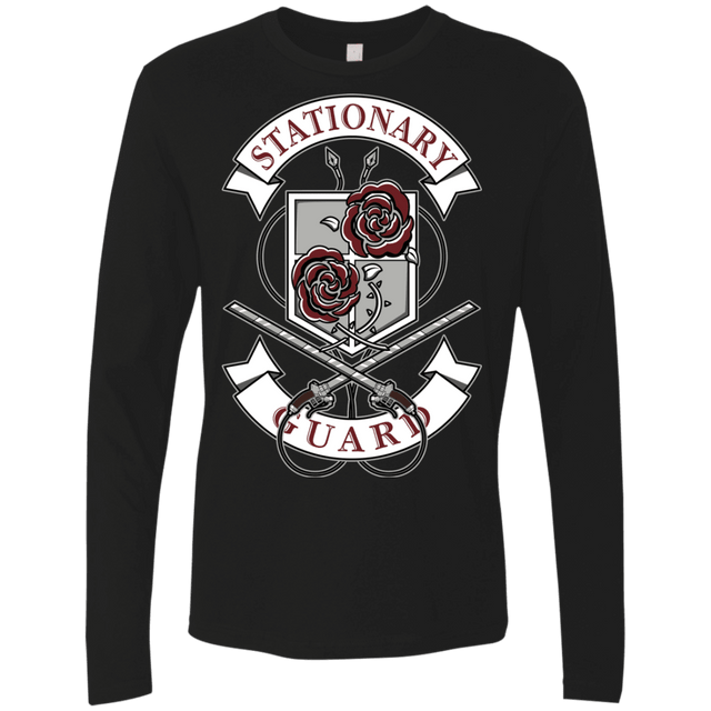 T-Shirts Black / S AoT Stationary Guard Men's Premium Long Sleeve