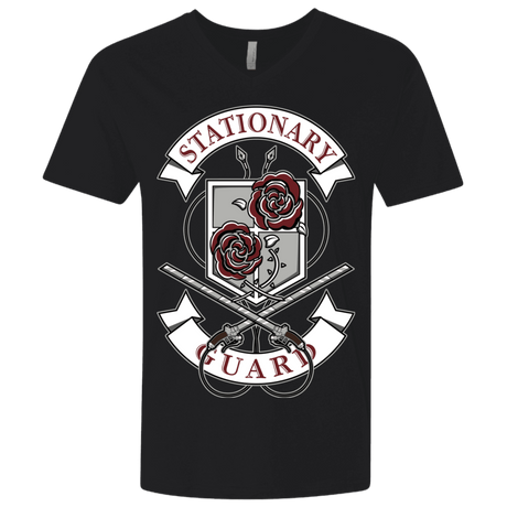 T-Shirts Black / X-Small AoT Stationary Guard Men's Premium V-Neck