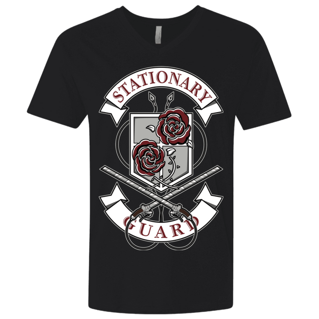 T-Shirts Black / X-Small AoT Stationary Guard Men's Premium V-Neck