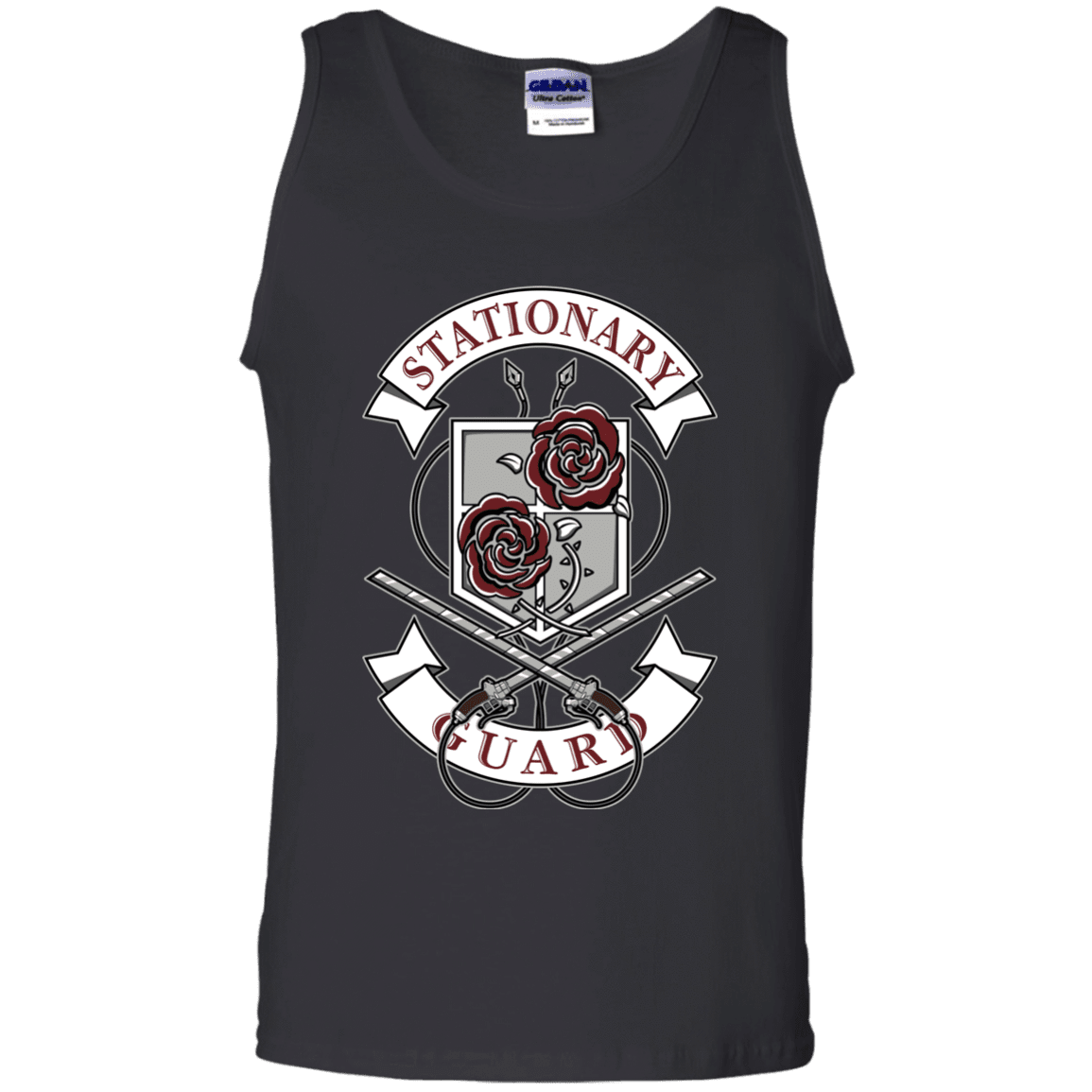 T-Shirts Black / S AoT Stationary Guard Men's Tank Top