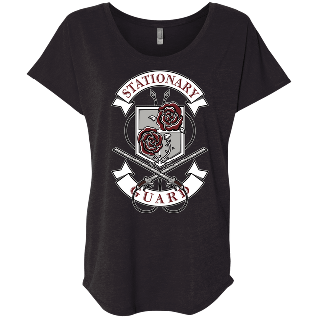 T-Shirts Vintage Black / X-Small AoT Stationary Guard Triblend Dolman Sleeve
