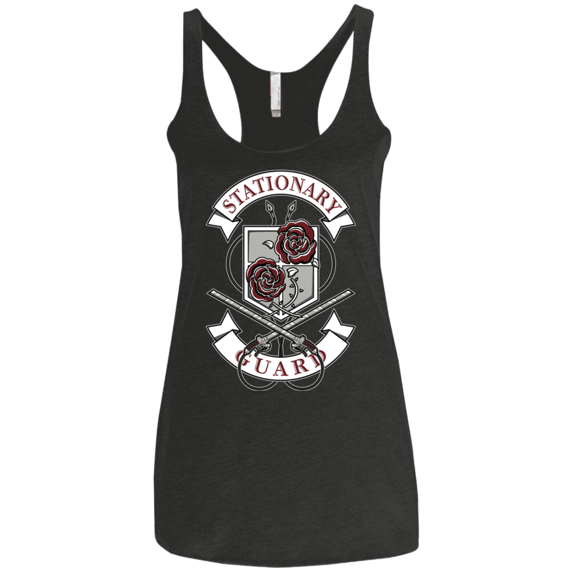 T-Shirts Vintage Black / X-Small AoT Stationary Guard Women's Triblend Racerback Tank