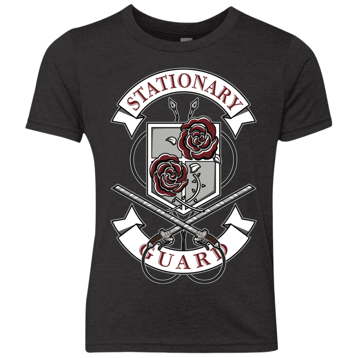 T-Shirts Vintage Black / YXS AoT Stationary Guard Youth Triblend T-Shirt