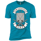 T-Shirts Turquoise / YXS AoT Training Corps Boys Premium T-Shirt