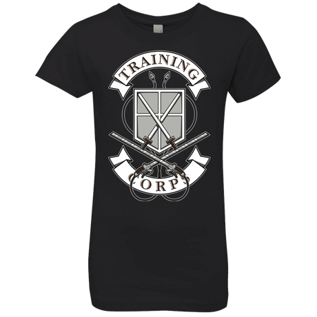 T-Shirts Black / YXS AoT Training Corps Girls Premium T-Shirt