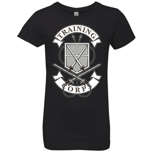 T-Shirts Black / YXS AoT Training Corps Girls Premium T-Shirt