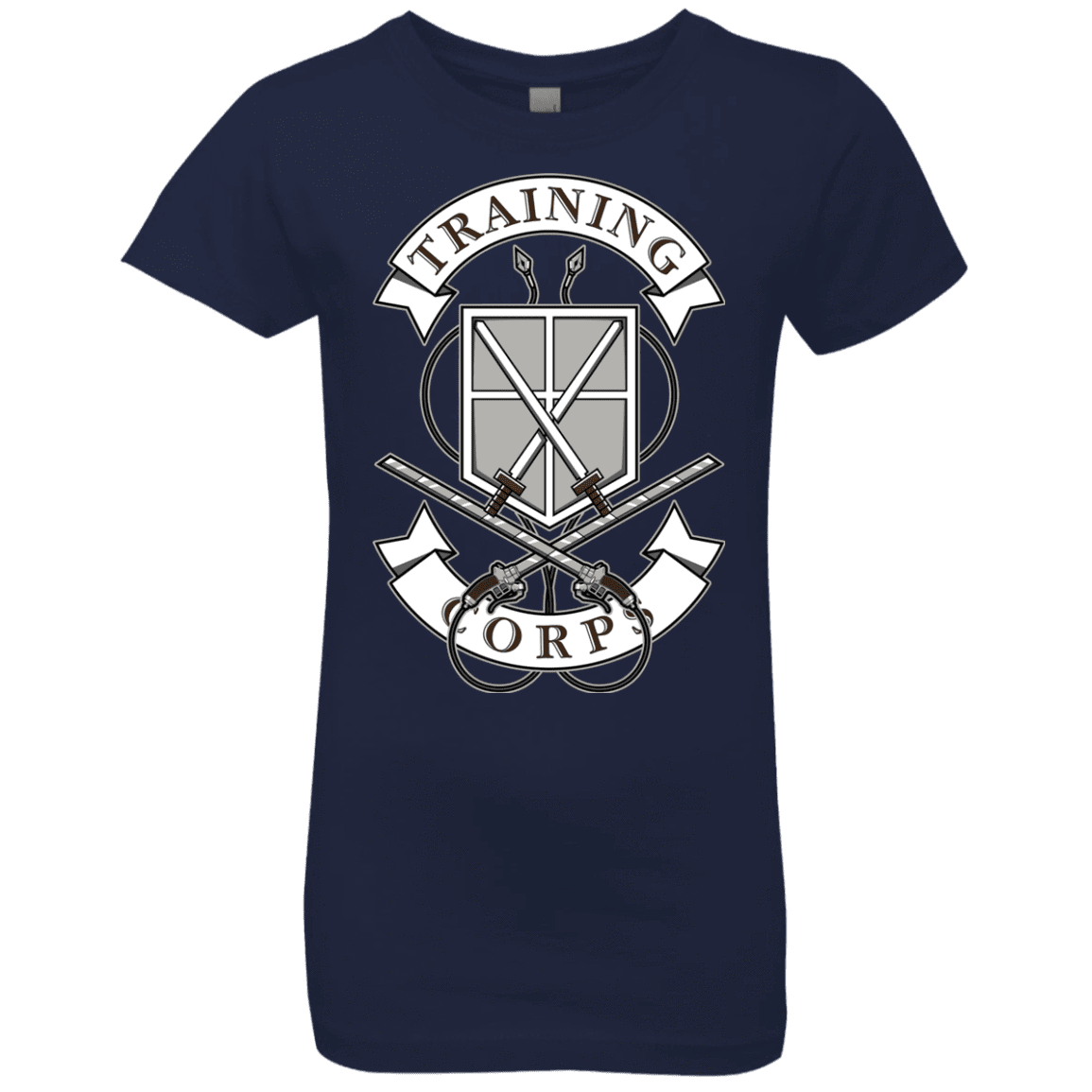 T-Shirts Midnight Navy / YXS AoT Training Corps Girls Premium T-Shirt