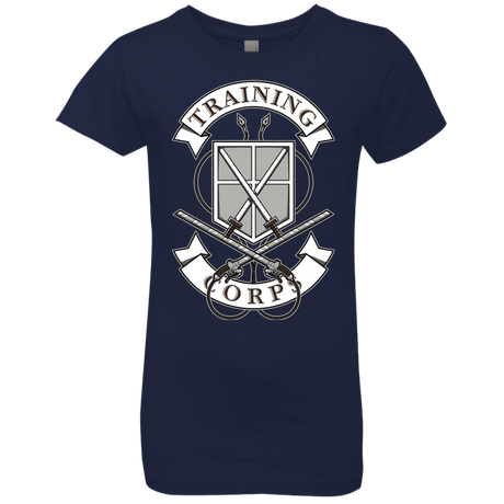 T-Shirts Midnight Navy / YXS AoT Training Corps Girls Premium T-Shirt