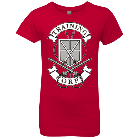 T-Shirts Red / YXS AoT Training Corps Girls Premium T-Shirt