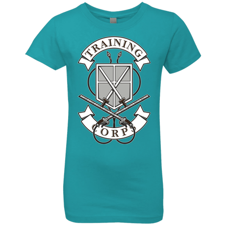 T-Shirts Tahiti Blue / YXS AoT Training Corps Girls Premium T-Shirt