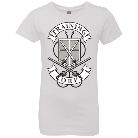 T-Shirts White / YXS AoT Training Corps Girls Premium T-Shirt