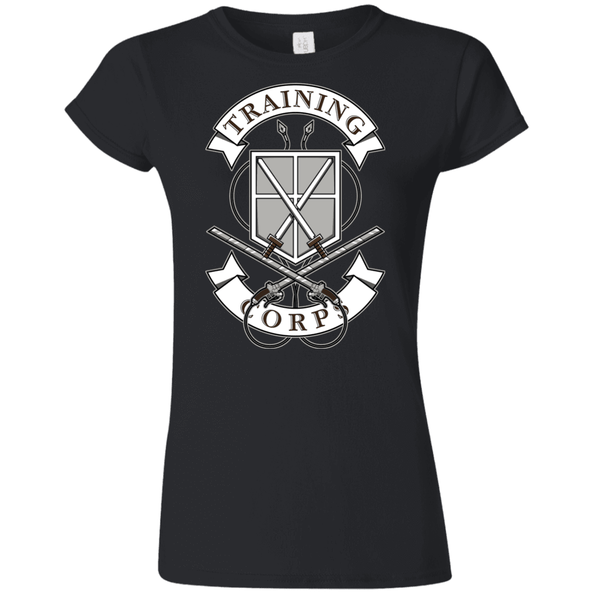 T-Shirts Black / S AoT Training Corps Junior Slimmer-Fit T-Shirt