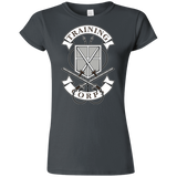 T-Shirts Charcoal / S AoT Training Corps Junior Slimmer-Fit T-Shirt